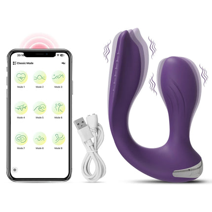 APP Control Panties Vibrator for Women Clit Stimulator Dual Ended Vagina Anal Vibrator Female Masturbator Sex Toy for Couples