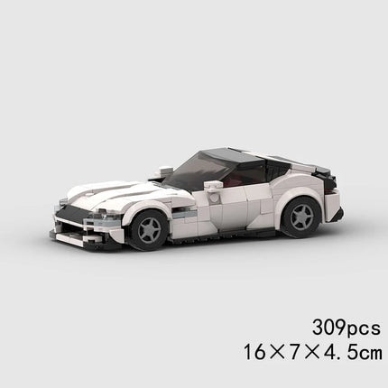 MOC Speed Sports Super Race Car Model Building Blocks DIY Bricks City Technical Rally Great Racing Vehicle Christmas Gift Toy