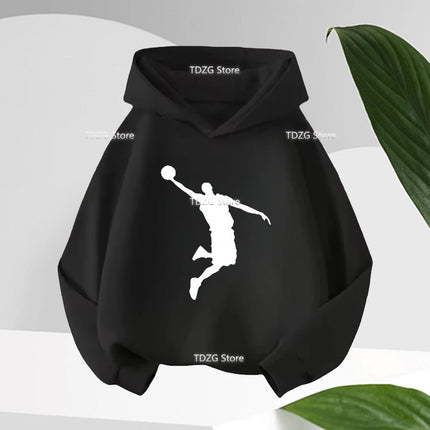 Autumn Brand Pattern Print Fleece Children Hoodie Kid Boys Girl Clothes Sport Fashion Long Sleeve Hooded Sweatshirt Pullover Top