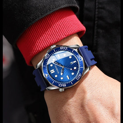 BINBOND Brand New Fashion Ultra-thin Sea Horse Series Men's Business Quartz Watches Waterproof Luminous Sports Casual Men's Watch
