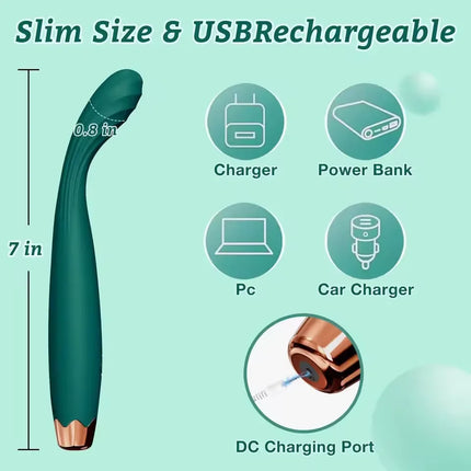 G Spot Vibrator for Women Nipple Clitoris Stimulator Massager Anal Dildo Wand Vagina Masturbator Sex Toys for Adult