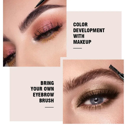 Waterproof Double-Headed Rotable Eyebrow Pen with 1.5mm Fine Refill And Eyebrow Brush for Precision Brows Makeup