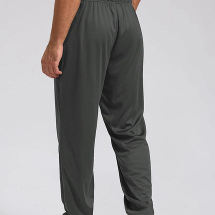 Men's Lightweight Mesh Athletic Pants Quick Dry Sports Joggers Zipper Pockets Running Gym Daily Wear Comfortable Fit