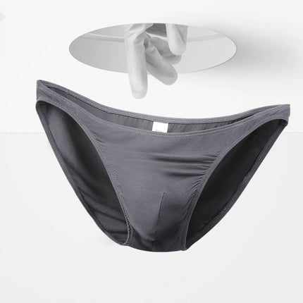 5pcs  Men's briefs U convex mode thin stretch sexy low waist tight narrow hem underpants