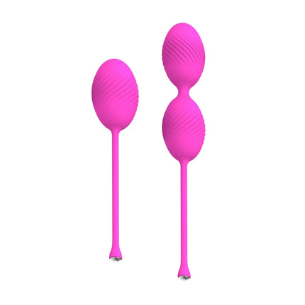Set Safe Silicone Kegel Ball Vagina Bulb Private Tighten Exercise Machine Sex Toy For Women Masturbation Kegel Weights Adult Toy