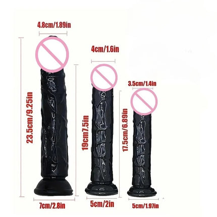 Wearable Strap-on Penis for Women, Black Dildo Pants, Lesbian G-Spot Stimulator, Adult Standard Size Women Strap Sex Toys for Women
