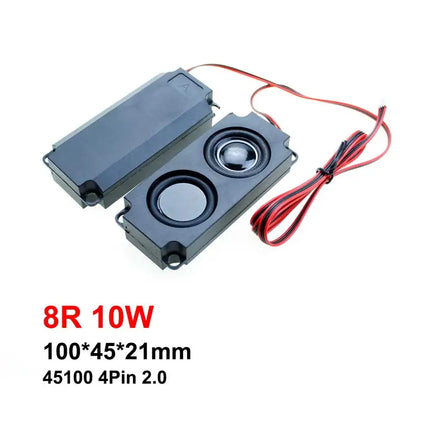 JCD 8ohm 4R 8R 2W 3W 5W 10W 45100/3370/3070 Loud Speaker With 4Pin PH2.0 Terminal Connector Computer LCD Monitor TV Speaker Horn