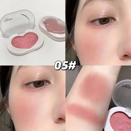Gege bear, powder blusher is naturally attractive, and does not block. powder blusher, lasting makeup, prom party
