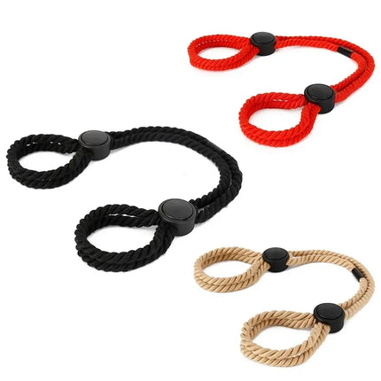 Adjustable Rope Handcuffs Bracelet Bondage Sex BDSM Slave Bondage Role Play Flirting Fetish Adult Sex Toy Rope Women Games