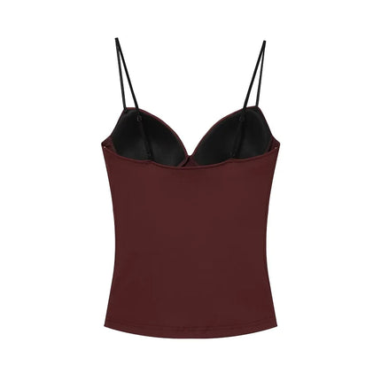 Sexy Corset Crop Top Women Camisole Backless Short Tops for Women Sleeveless Bustier Tops Women Straps Tube Top Female