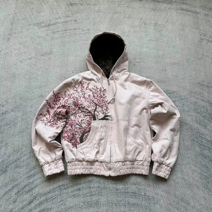American Y2K New Fashion Joker Zipper Design Sense Hoodie Women Street Hip Hop Retro Loose Fleece Thick Sweatshirt Unisex Hoodie