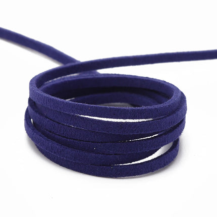 3mm Faux Suede Braided Cord Korean Velvet Leather For Handmade DIY Beading Bracelet Jewelry Making Thread String Rope 1m/4m/roll