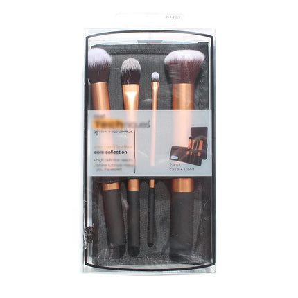 Portable Makeup Brush Set Foundation Blush Highlighter Brush Long Handle Artificial Fiber Brushes Box Packaged for General Use