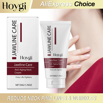 HOYGI Collagen Neck Cream Firming Lasting Hydration Increase Skin Elasticity Fade Fine Lines Nourishing Smooth Neck Care Lotion