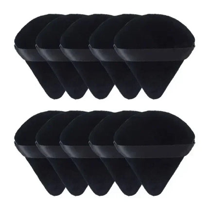 2/5/10/20Pcs Triangle Powder Puff Wet Dry Use For Loose Powder Liquid Cosmetic Soft Plush Powder Puff Makeup Foundation New In T