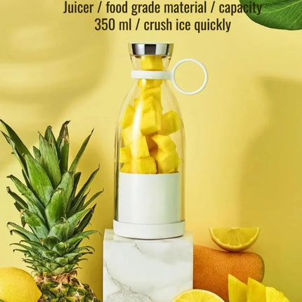 Portable Electric Blender Juicer Cup 6 Stainless Steel Blades USB Rechargeable 380ml Mini Blender Juicer Cup for Outdoor Travel