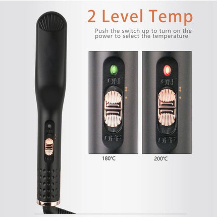 Electric Beard Heated Brush Kit Hair Straightener Straightening Men Quick Styler Beard Comb Electric Comb For Hair