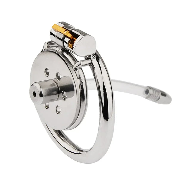 Male Super Mini Chastity Cage Device Stainless Steel Penis Cage Cock Ring Chastity Lock Sex Toys For Men BDSM Sissy