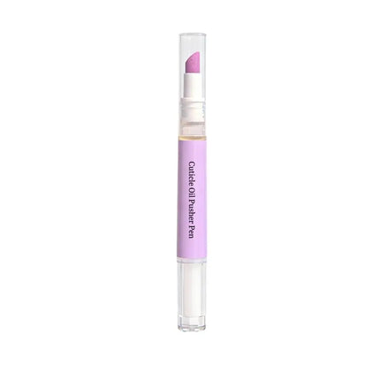 2-In-1 Cuticle Oil Pusher Pen Nail Oil Pen with Ceramic Tip Men Women Hangnail Dry Damaged Nails Cuticle Pusher