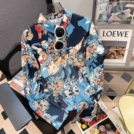 Blouse Fashion T Shirt Woman Casual Summer Tees Streetwear Print Tshirt Autumn Shirts for Women Clothes Vintage T-Shirts Y2k Top