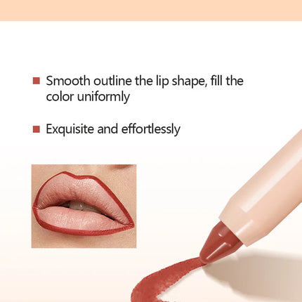 Matte Finish Waterproof Lip Liner 8 Colors Long Lasting Lip Pencil Contour Pen Sexy Red Tint For Perfect Lip Makeup
