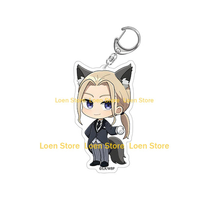 WIND BREAKER Haruka Sakura Akihiko Nirei Kyoutarou Sugishita Tasuku Tsubakino Shuhei Suzuri Wolf Butler Chibi Acrylic keychain
