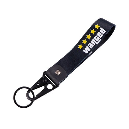 Lucky Cat Eagle Beak Keychain Motorcycles Girl Animation Short Lanyards Used in Phone Rope Badge Holder Accessories