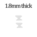 2pcs 1.8mm white