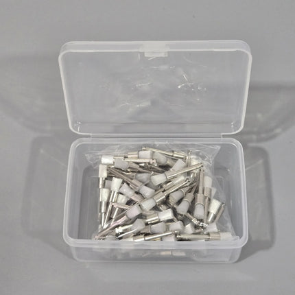 100 Pcs/box Dental Color Polishing Brush Disposable Polishing Cup Oral Cleaning Pen Flat Head Cassette Polishing Tool Polishing
