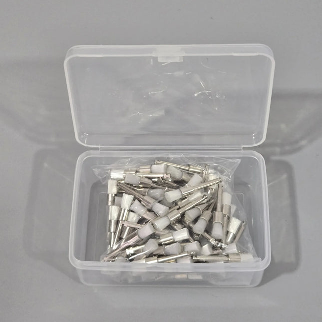 100 Pcs/box Dental Color Polishing Brush Disposable Polishing Cup Oral Cleaning Pen Flat Head Cassette Polishing Tool