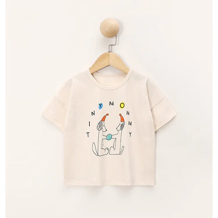 Kids T-shirts 2025 Summer Children Tees Cartoon Tops for Boys Short-sleeve Girls Blouse Toddler Outfits Baby Outerwear Clothing