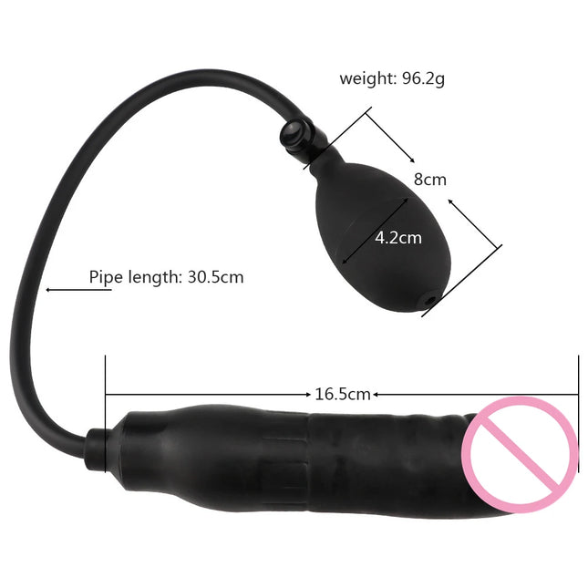 Adult Products Dildo for Anal Toy Expandable Butt Plug Silicone Massager Sex Toys for Women Men Inflatable Anal Plug Backyard