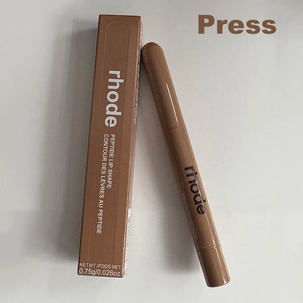 7 Color Skin Peptide Lip Shape Pen Lip Liner Long Lasting Lip Tint Pencil Pen Makeup Lipstick Powder Blusher Gloss Rouge Makeup