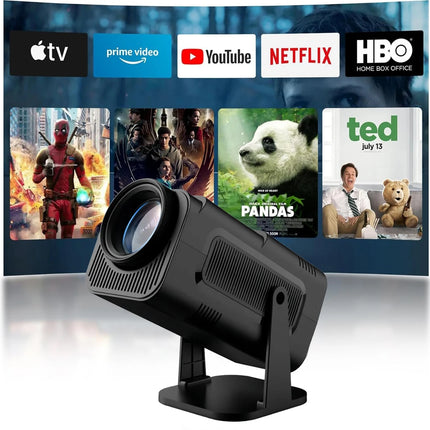 4K Android 11 Projector Native 1080P 390ANSI HY320 Dual Wifi6 BT5.0 1920*1080P Cinema portable Projetor upgrated