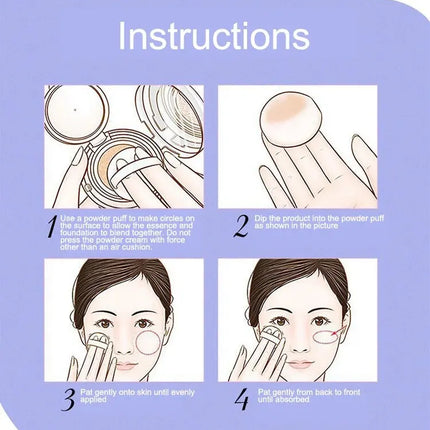 Concealer Air Cushion Naturally Long-lasting Makeup Brightening, Modifying Dullness Not Easy To Get Stuck Cappuvini Liquid Found