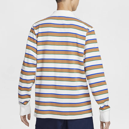 Nike Official Genuine Club Men's Outdoor Casual Striped Warm Long Sleeve FZ0824-133