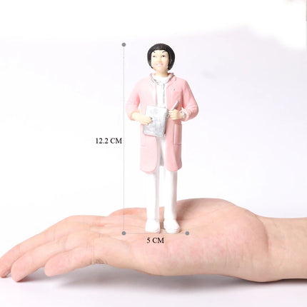 Realistic Pretend Professional Career Figures - Plastic Models of People from around the World Educational Toy Gift for Children