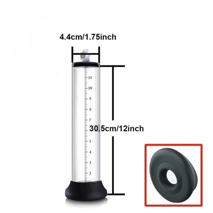 Male Penis Enlarger Vacuum Pump Accessories Vacuum Penis Enlargement Device Masturbation Flange Pump Penis Cylinder Set Sex Toys