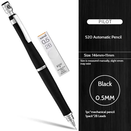 Japanese Pilot S20 Auto-Advance Mechanical Pencil,Premium Wood Body No Lead Breakage lapiseira profissional for drawing,writing