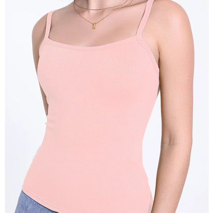 1/3 Piece Four Seasons Thin Solid Color Camisole for Young Women Plus Size Comfortable and Sexy T-shirt Shirt Casual