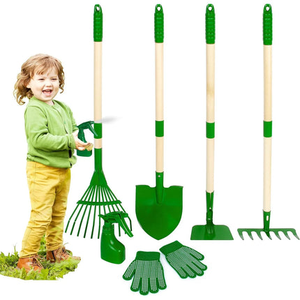 1/4/6pcs Kids Gardening Tools Set Outdoor Digging Weed Toys Detachable Handle for Planting Household Farming Garden Flower