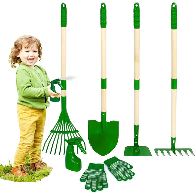 1/4/6pcs Kids Gardening Tools Set Outdoor Digging Weed Toys Detachable Handle for Planting Household Farming Garden Flower