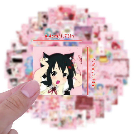 80Pcs Cute Cutecore Stickers Decals For Laptop Scrapbook Luggage Guitar Helmet DIY Graffiti Aesthetic Stickers