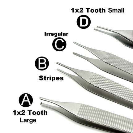 12.5cm Stainless Steel Dental Dressing Forceps Tissue Tweezer Extraction Hemostat Tool for Dentist Professional Dental tools