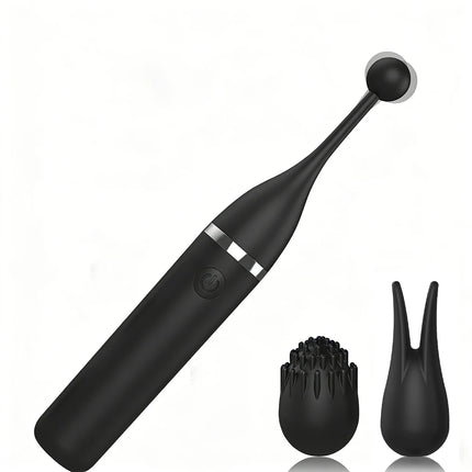 10 Mode Clitoral Nipple Vibrator G-Spot 3 Heads Clitoral Stimulator Anal Vibe Masturbator Adult Toy for Women Man Couple