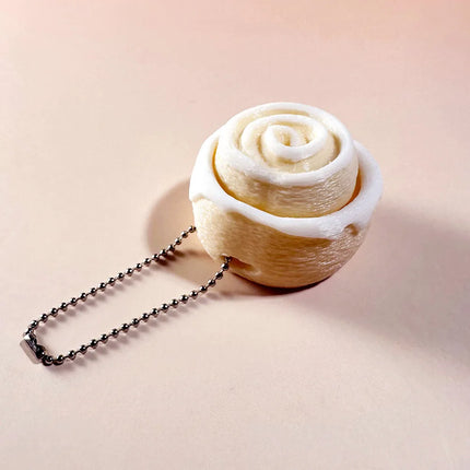 Calming Keychain Keys Finger Button Anti-stress Toys Funny Watermelon French Fries Ice Decompression Gifts for Children Adults
