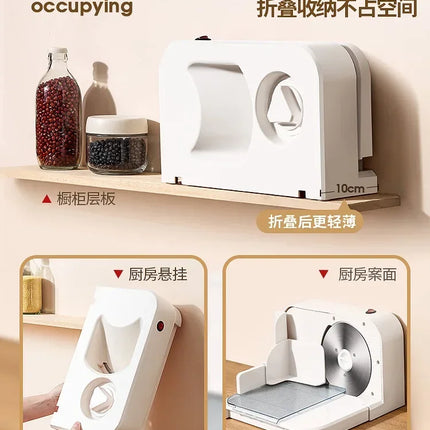 Electric meat slicer can be used commercially or at home, mutton roll machine, beef slicer, multifunctional meat slicer artifact