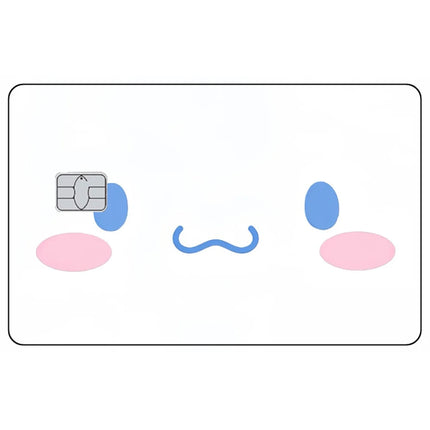 Cute Kitty Matte Sticker Kawaii Anime Credit Card Stickers for VISA MasterCard Bank Debit Card and Other IC Cards Decoration