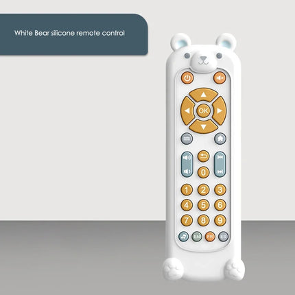 Infant Simulation TV Remote Control Toys with Music and Light Musical Baby Toy Sensory Remote Kid Baby Toys for 1 2 3 Year Old