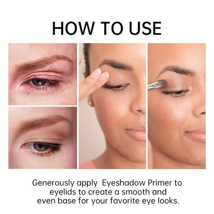 Long Lasting Eye Primer Concealer Cream for Face Makeup Natural High-Gloss Effectiveness Concealing Beauty Essential